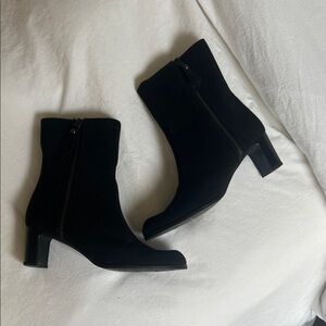 Stuart Weitzman Black Heeled Boots